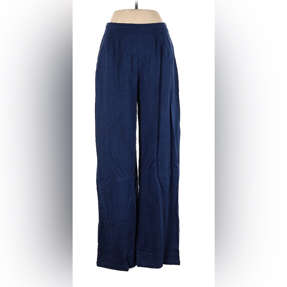 Magestic Filatures NWOT 100% Linen Heavyweight Wide Leg Pants Large Size 4